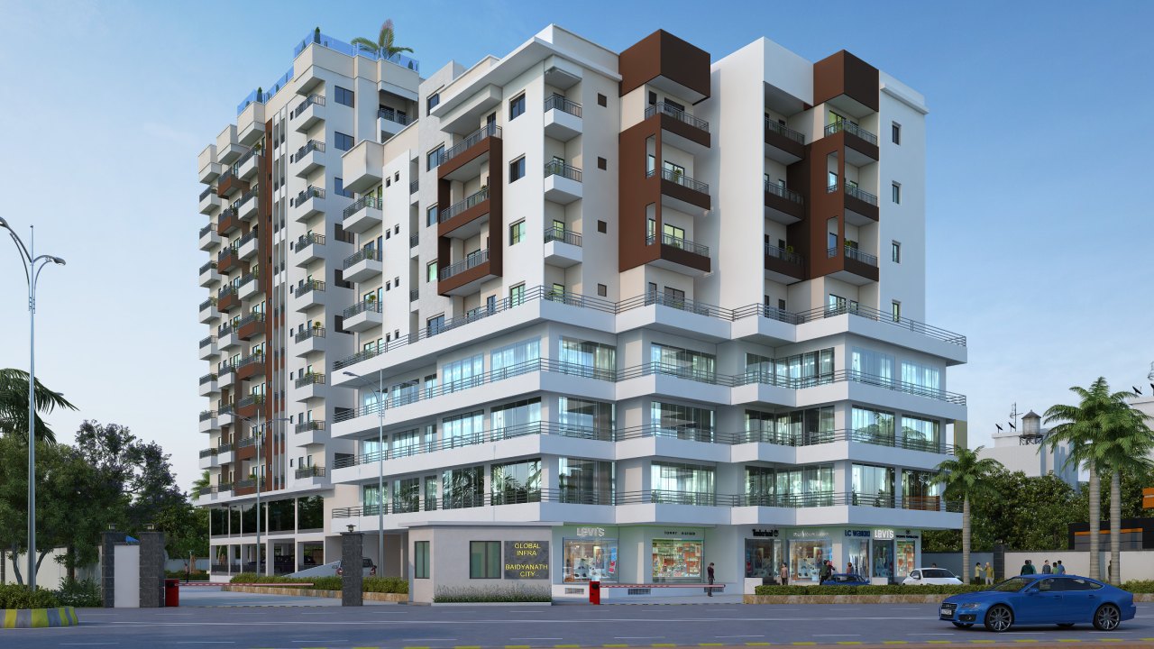 3 BHK Flat – Global Baidyanath City